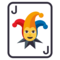 Joker emoji on Emojione